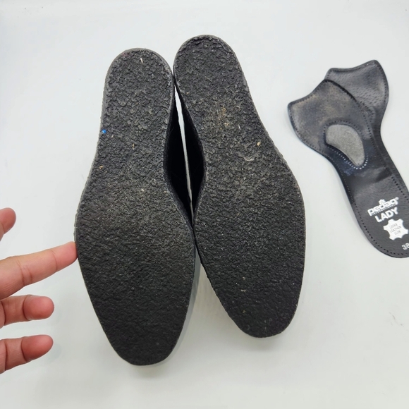 Céline Wedge Loafers Black White Colorblock Size 38.5 , 7 - 7.5 US - Picture 12 of 16